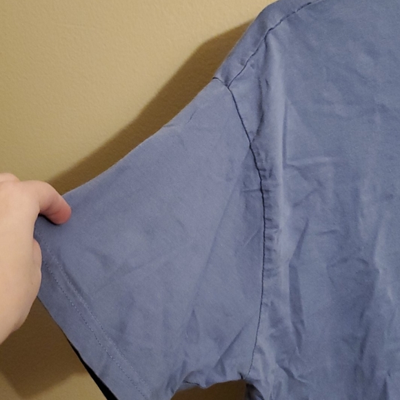 Carbon Mens relaxed tee  pale blue t-shirt - Picture 3 of 3